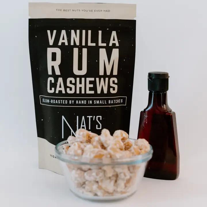 Nat's Nuts - Vanilla Rum Cashews 4 oz