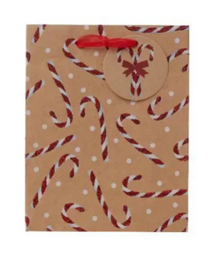 Jillson & Roberts - Small Totes - Candy Christmas - XST791