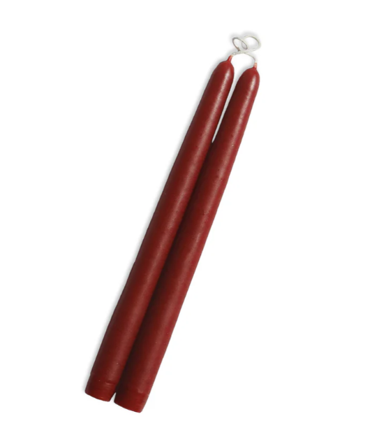 Mole Hollow - 10" Standard Taper Candle - Paprika - 21382
