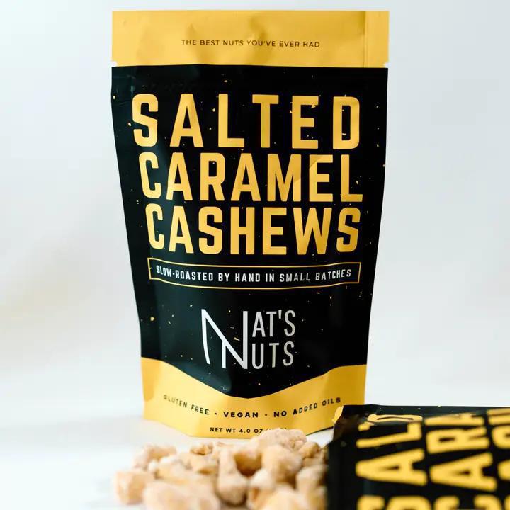 Nat's Nuts - Salted Caramel Cashews 4 oz