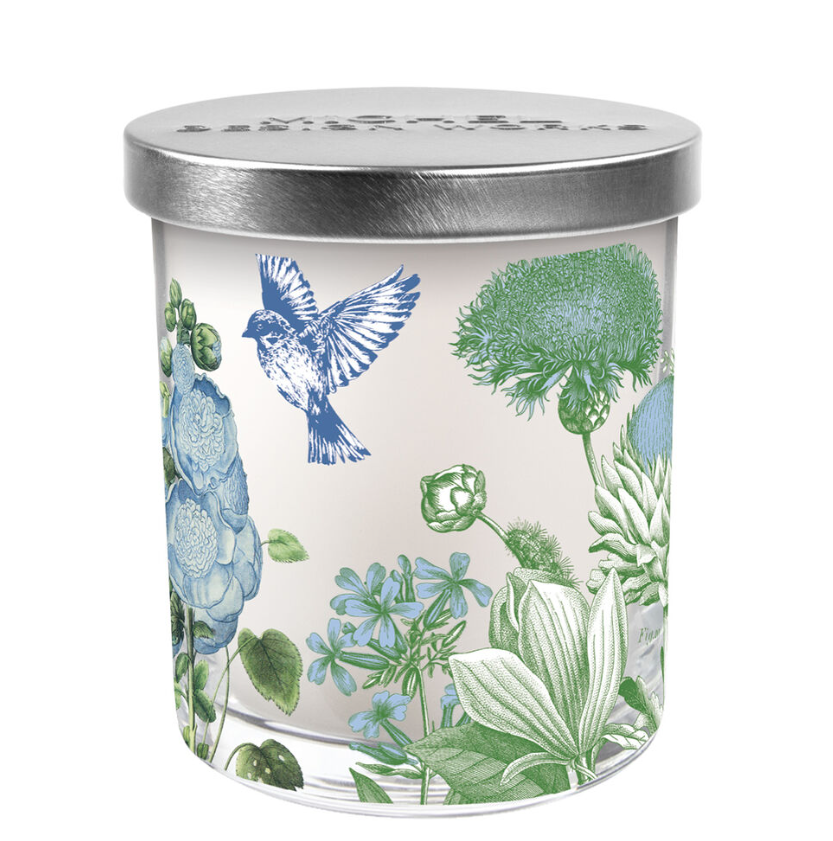 Stonewall Kitchen - Michel Design Works - Cotton & Linen Decorative Glass Candle 7.4 oz - 831417