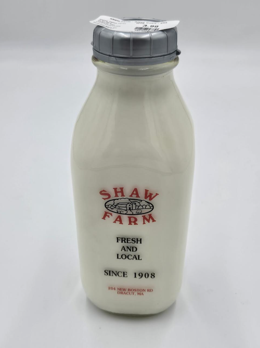 Shaw Farm - Glass Quart - 2% Milk