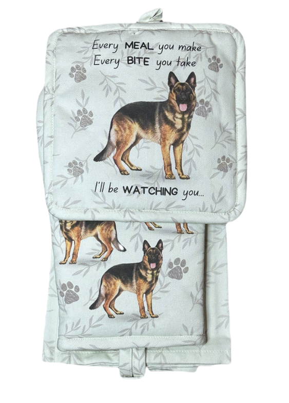 E&S Pets - German Shepherd - 3 Piece Kitchen Set - 311-75