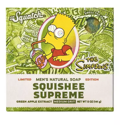 Dr. Squatch - The Simpsons - Squishee Supreme Bar Soap 5 oz - WH-BAR-SQS-01